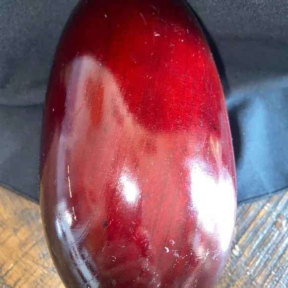 Daruma Japanese wooden doll Newport kokeshi Handcrafted. - Picture 8 of 10